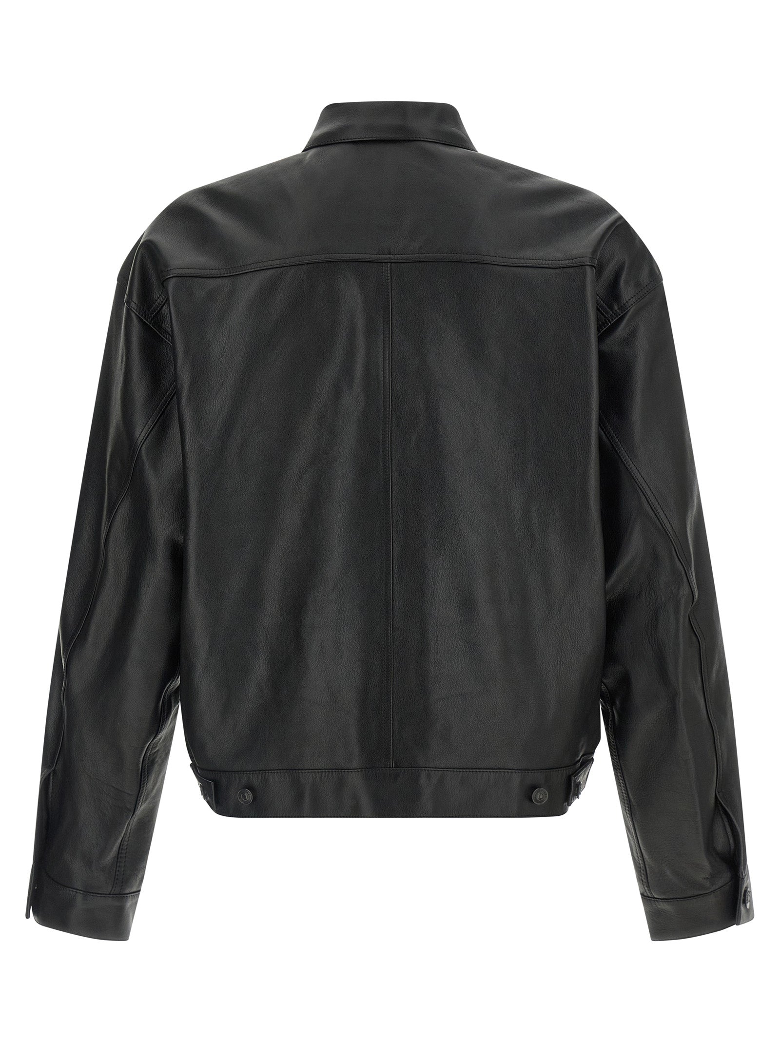Black Buffalo Leather Leather Jacket