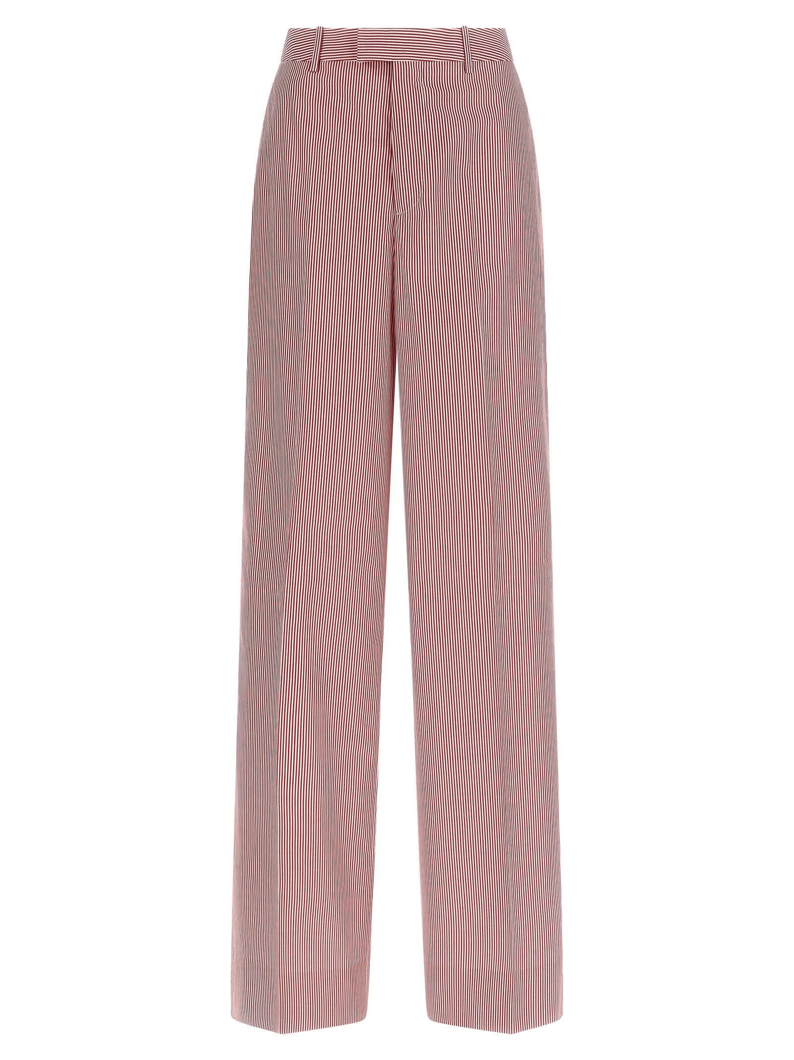 Multicolor Cotton Casual Pants