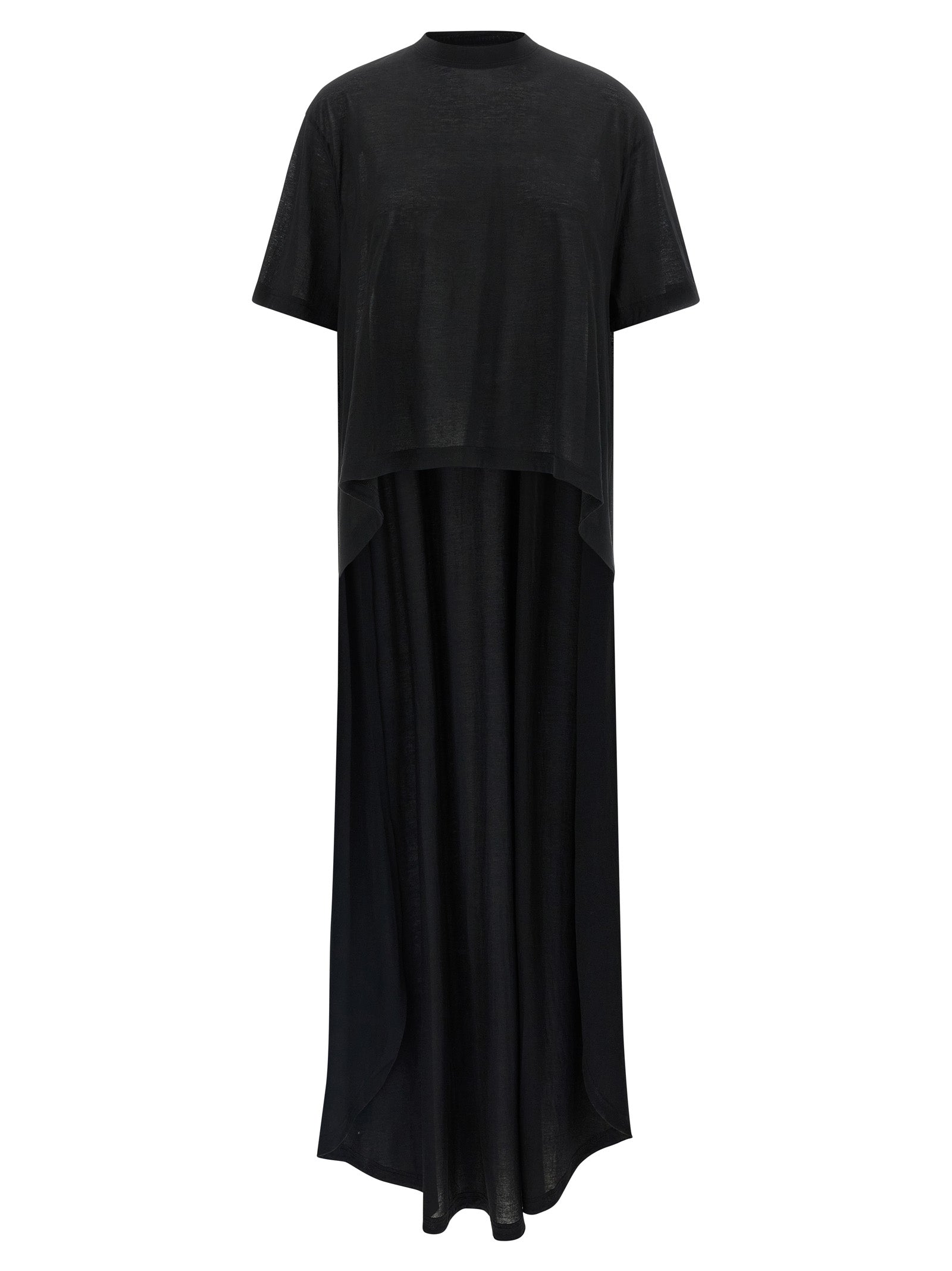 Balenciaga Black Cotton Casual Dress