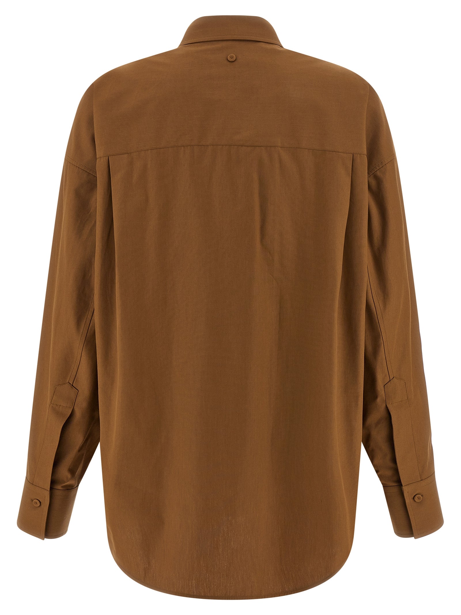 Brown Cotton Blouse