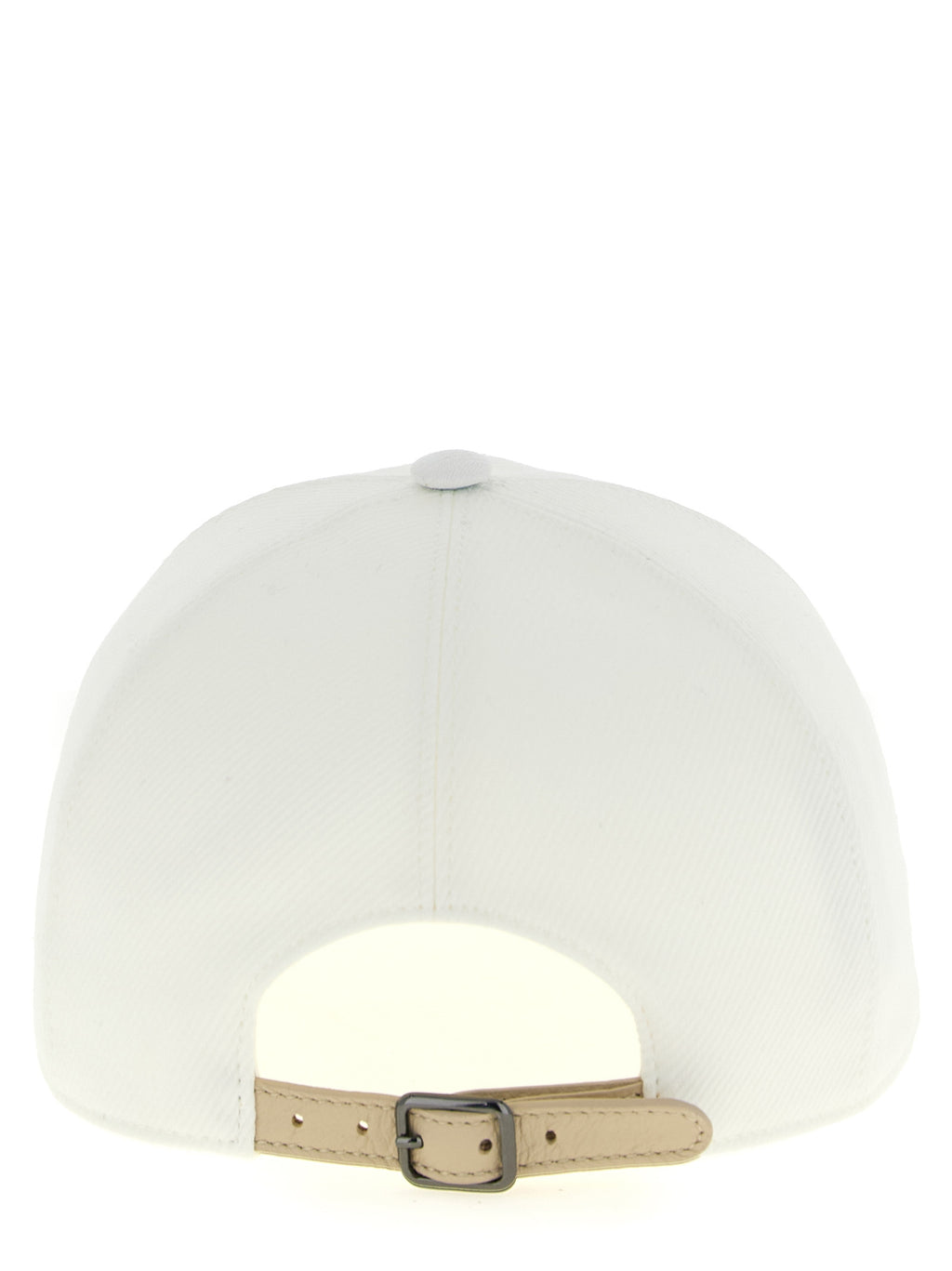 Brunello Cucinelli White Cotton Cap (Baseball Hat)