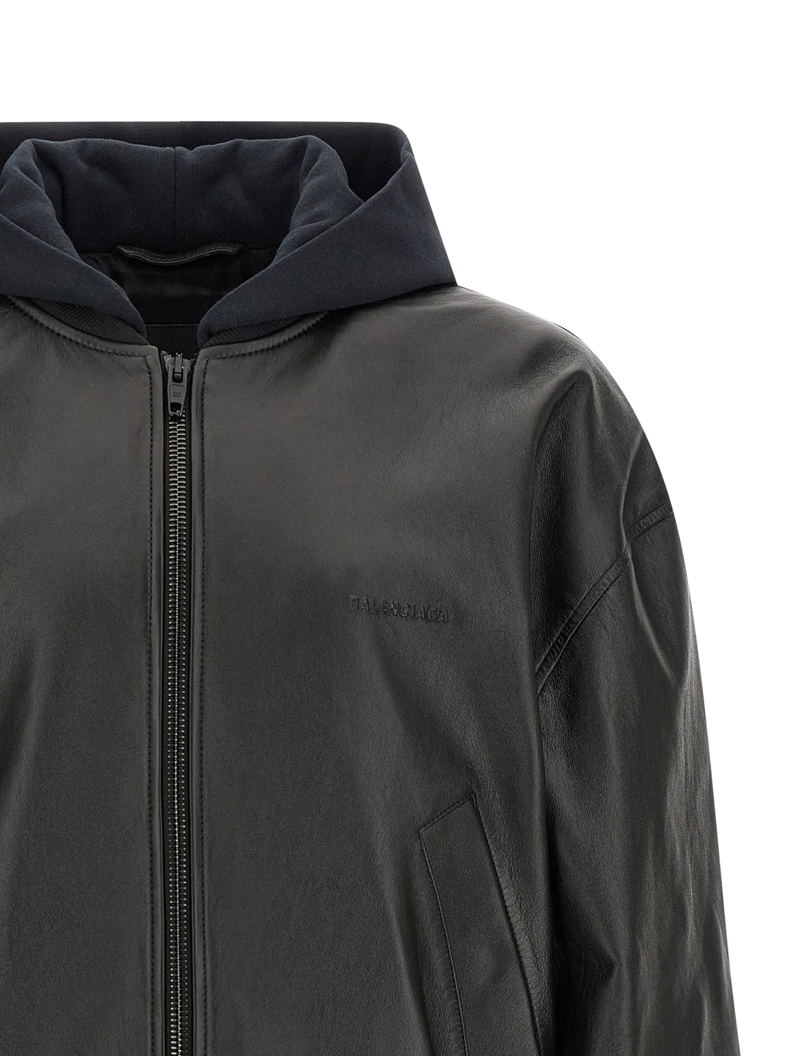 Black Lamb Leather Leather Jacket
