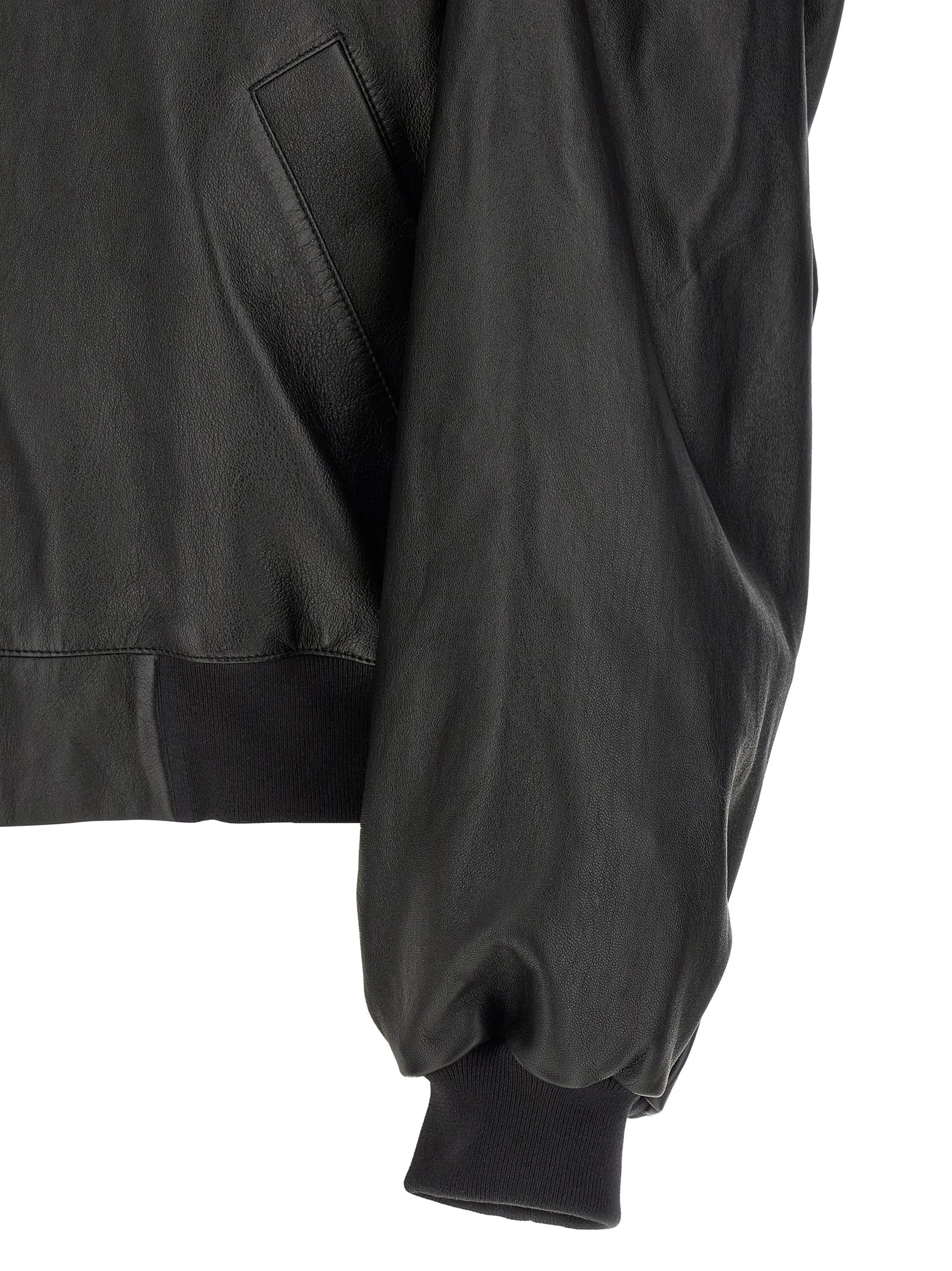 Black Lamb Leather Leather Jacket