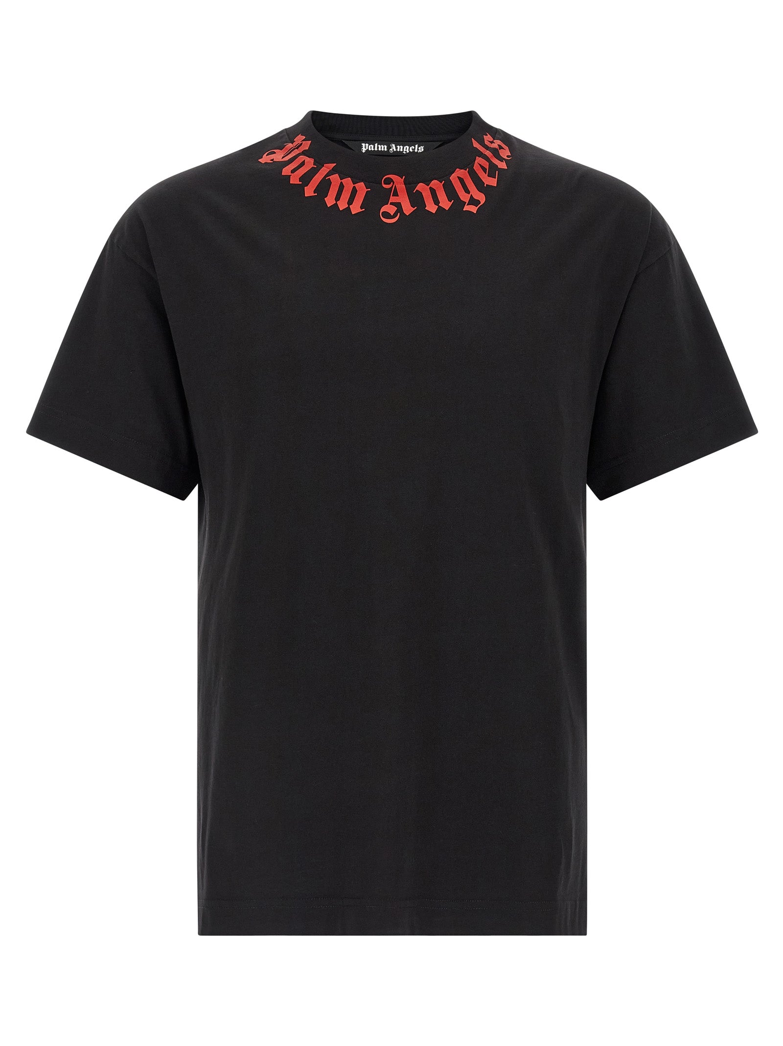 Palm Angels sort bomulls-T-skjorte