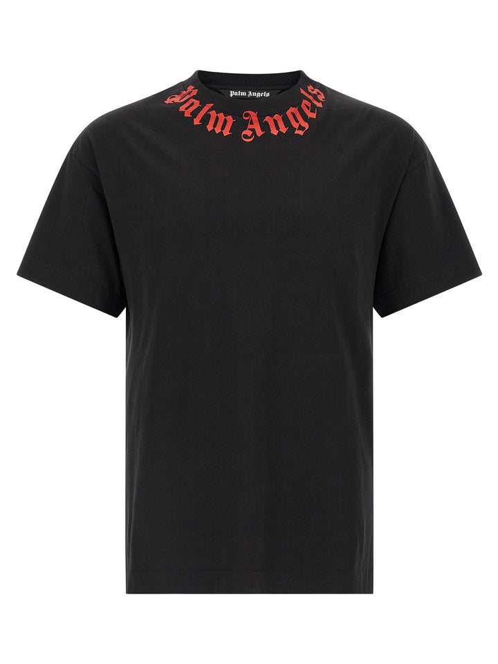 Palm Angels sort bomulls-T-skjorte