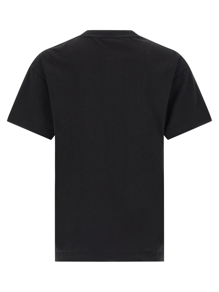 Palm Angels sort bomulls-T-skjorte