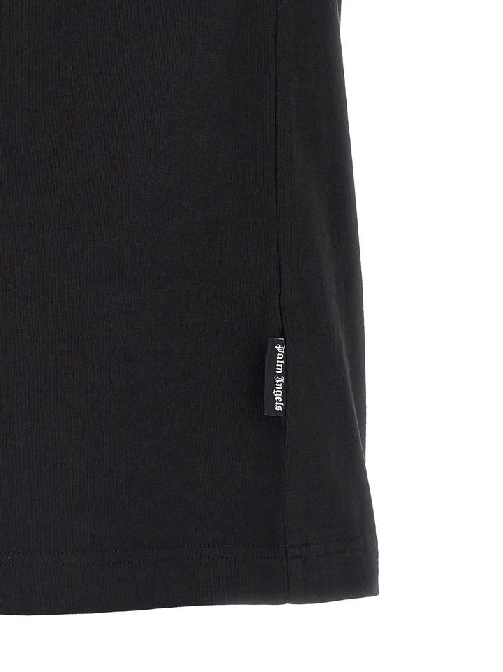 Palm Angels sort bomulls-T-skjorte
