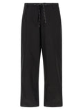 Balenciaga Black Cotton Chino Pants