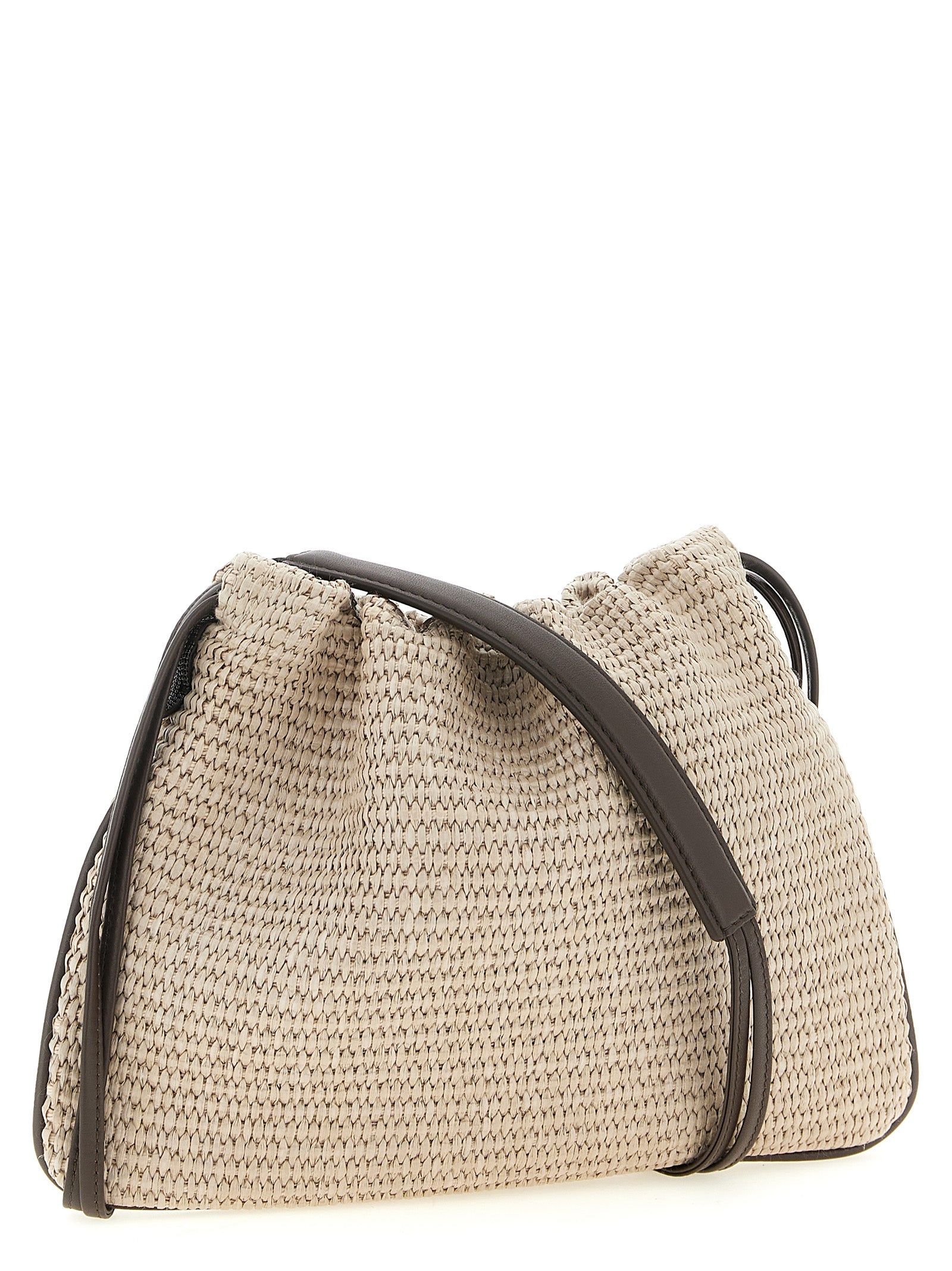 Brunello Cucinelli Beige Cotton Clutch Bag