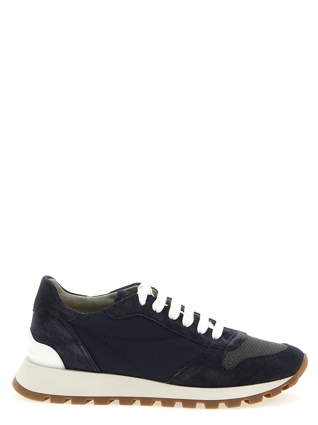 Brunello Cucinelli Blue Polyester Athletic Sneakers