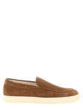 Brunello Cucinelli Brown Calfskin Slip-On Loafers