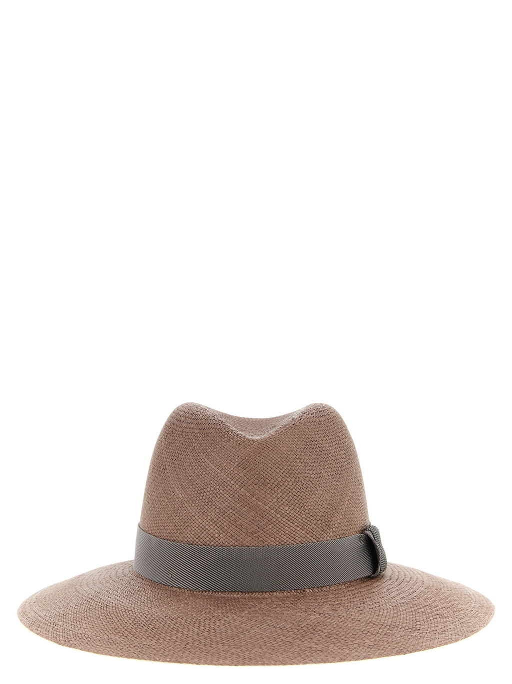 Brunello Cucinelli Brown Hemp Fedora