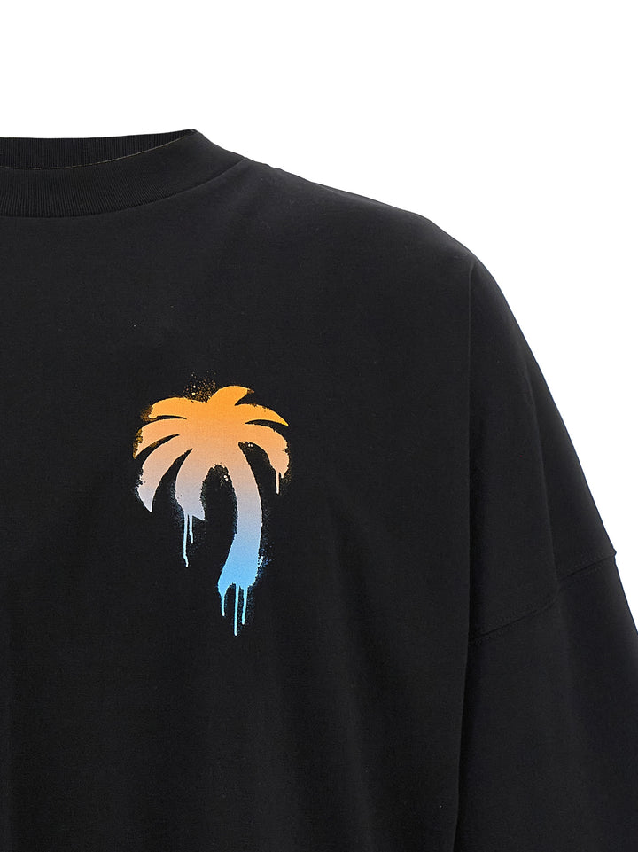 Palm Angels svart t-skjorte i bomull