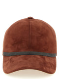 Brunello Cucinelli Multicolor Lamb Leather Cap (Baseball Hat)