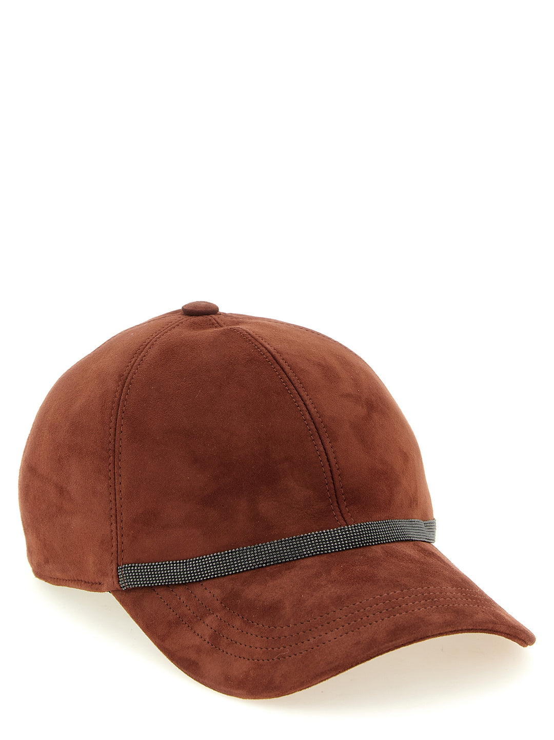 Brunello Cucinelli Flerfarget Lammeskinnscaps (Baseballhatt)