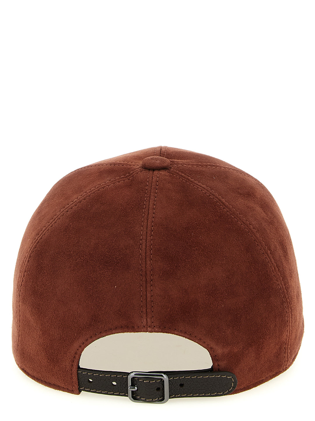 Brunello Cucinelli Flerfarget Lammeskinnscaps (Baseballhatt)