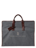 Brunello Cucinelli Gray Polyester Accessories