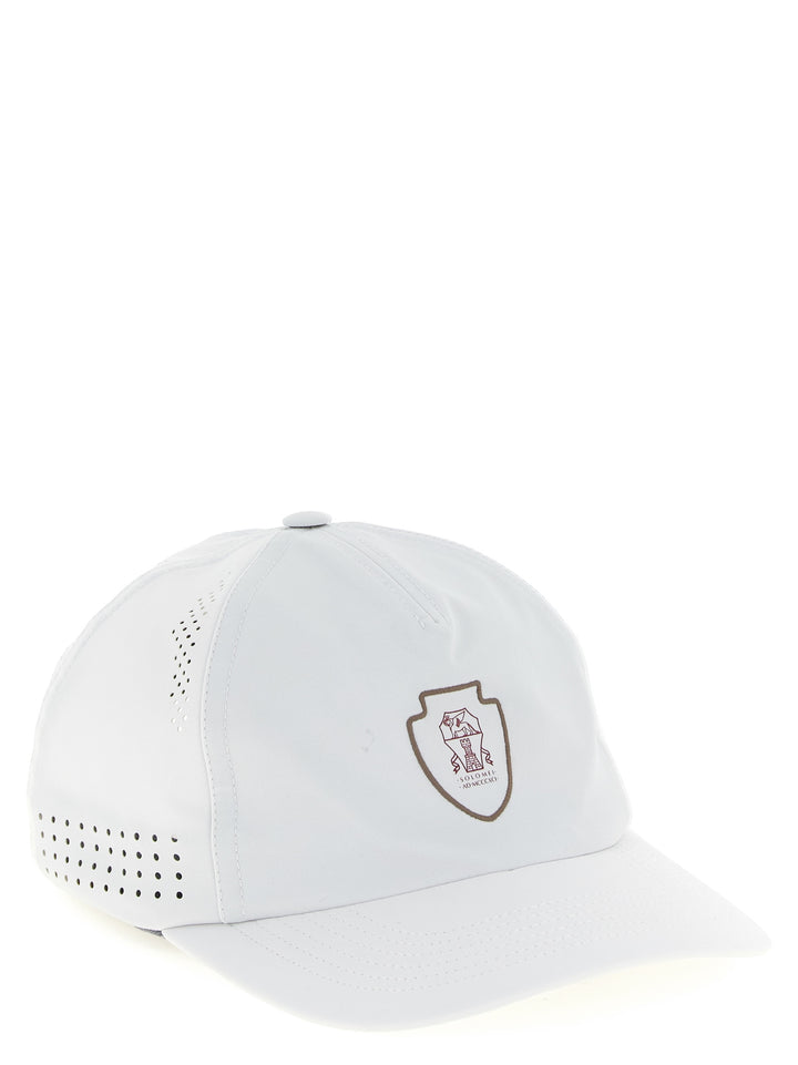 Brunello Cucinelli Hvit Nylon Caps
