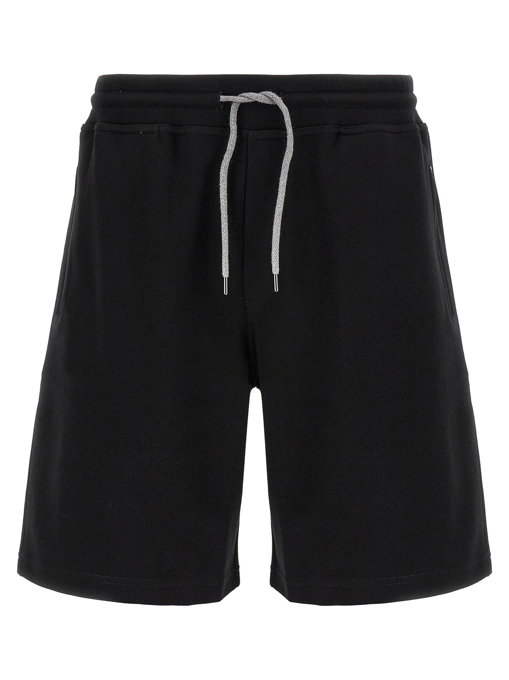 Brunello Cucinelli Black Cotton Bermuda Shorts