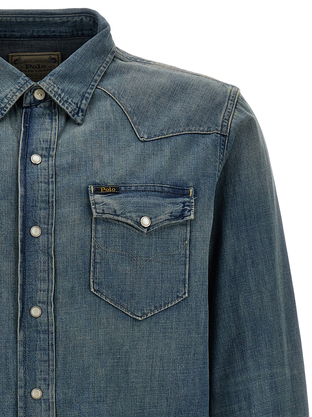 Polo Ralph Lauren Blue Cotton Blouse