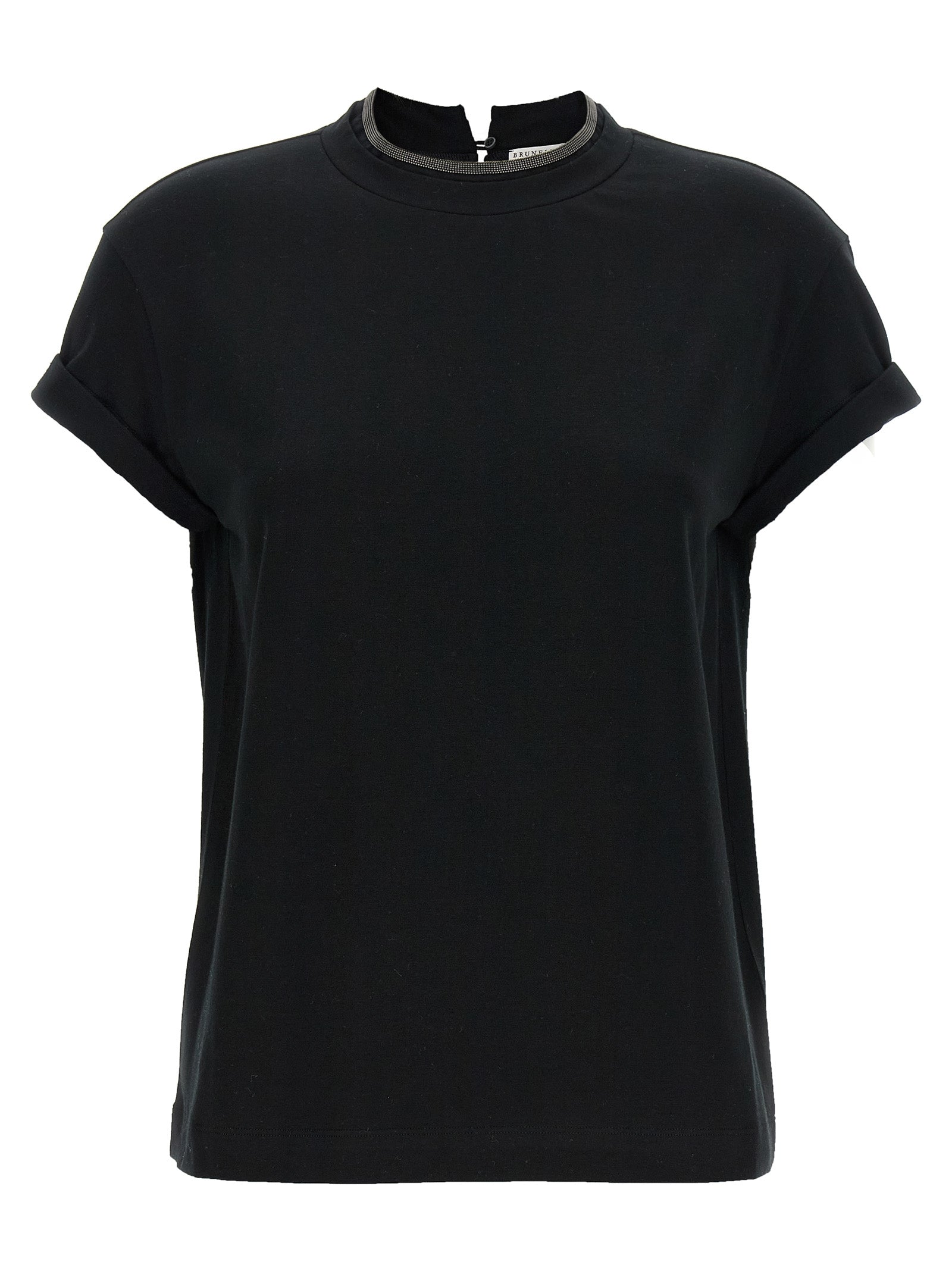 Black Cotton T-Shirt