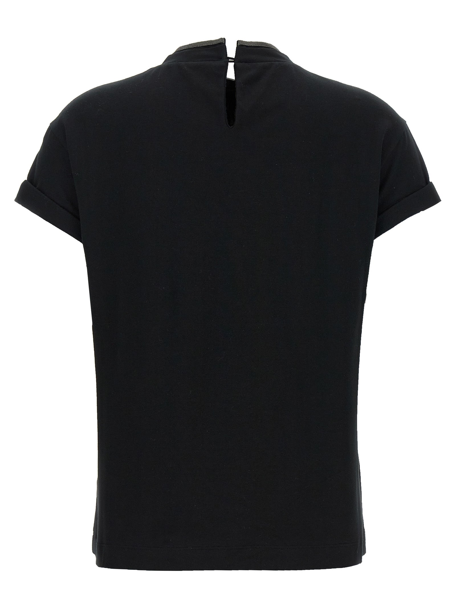 Black Cotton T-Shirt