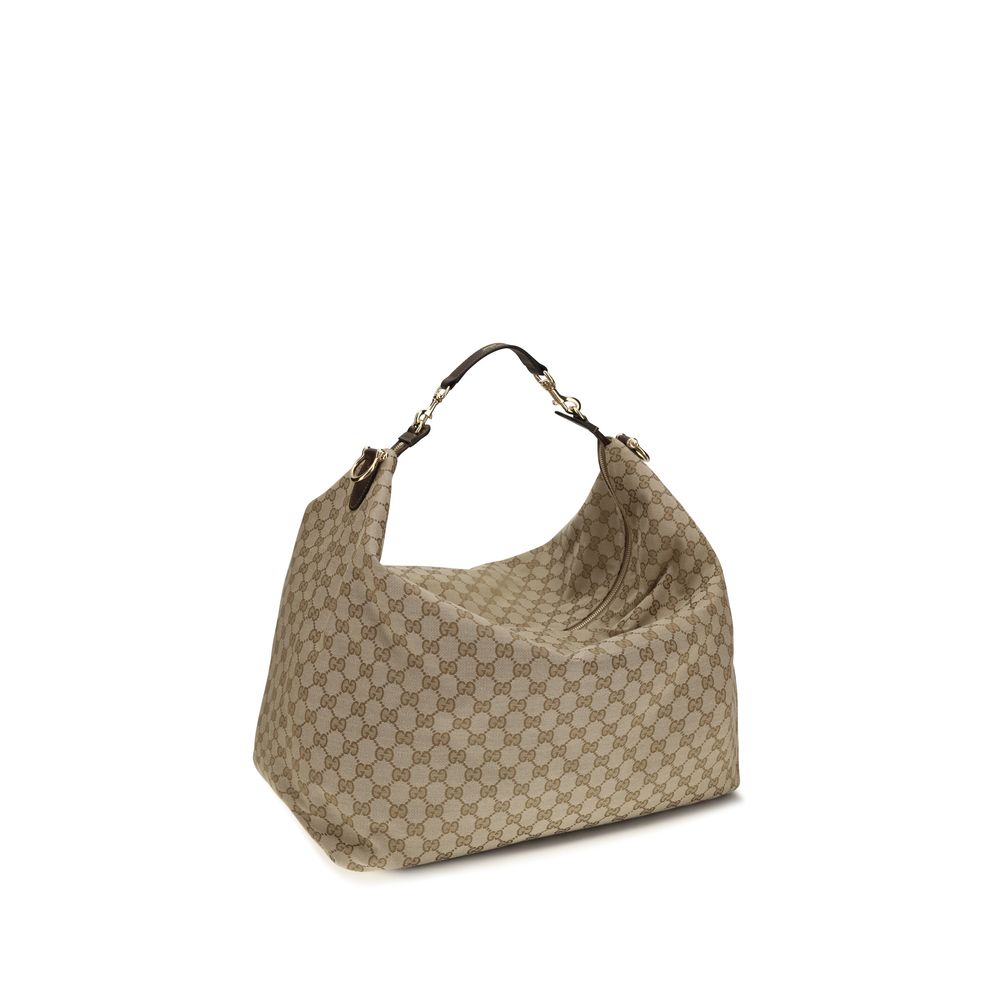 Gucci Beige Skulderveske i Stoff