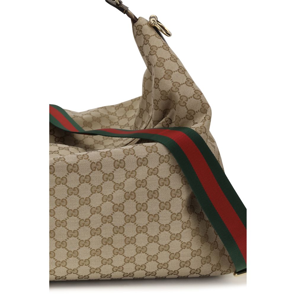 Gucci Beige Skulderveske i Stoff