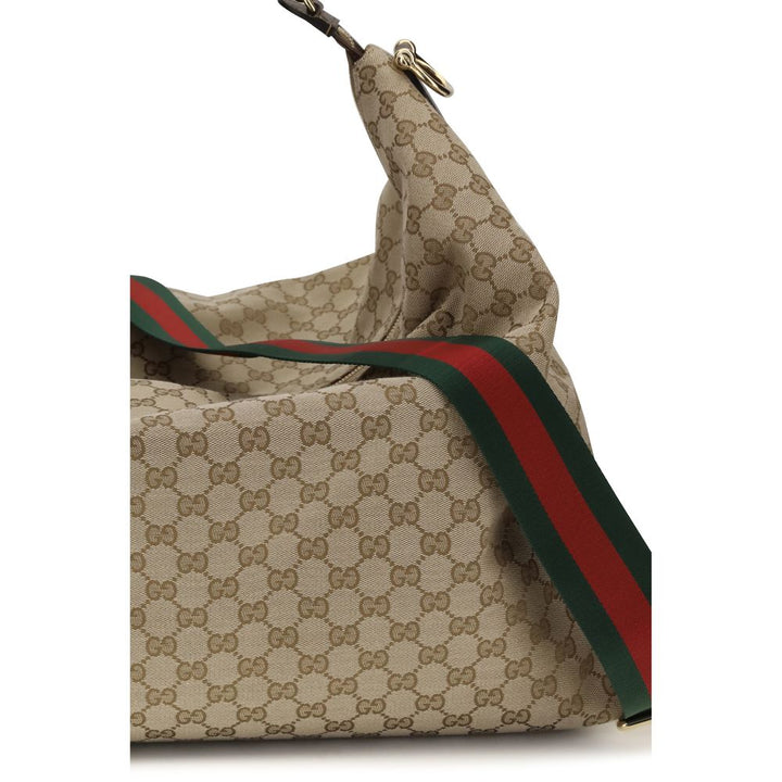 Gucci Beige Skulderveske i Stoff