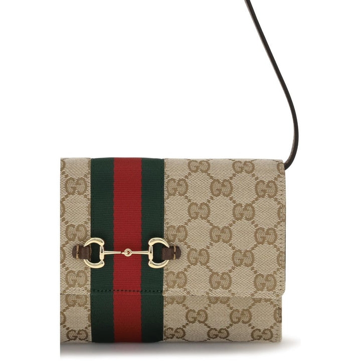 Gucci Brun Lommebok i Polyester