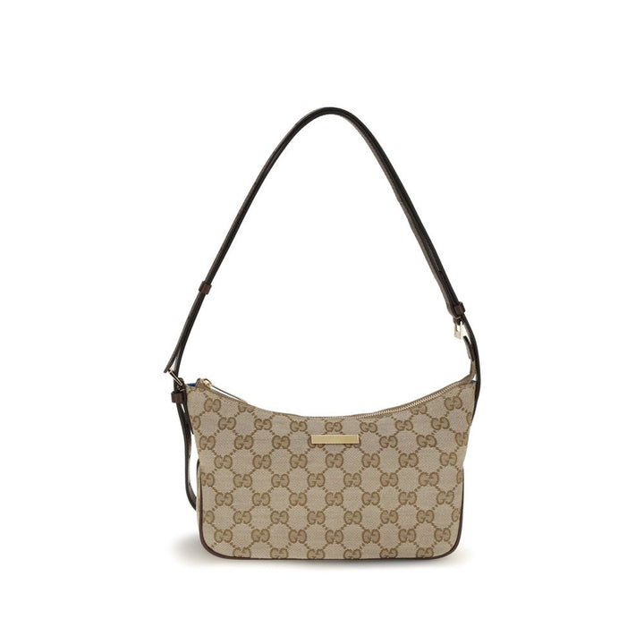 Gucci skulderveske i beige polyester