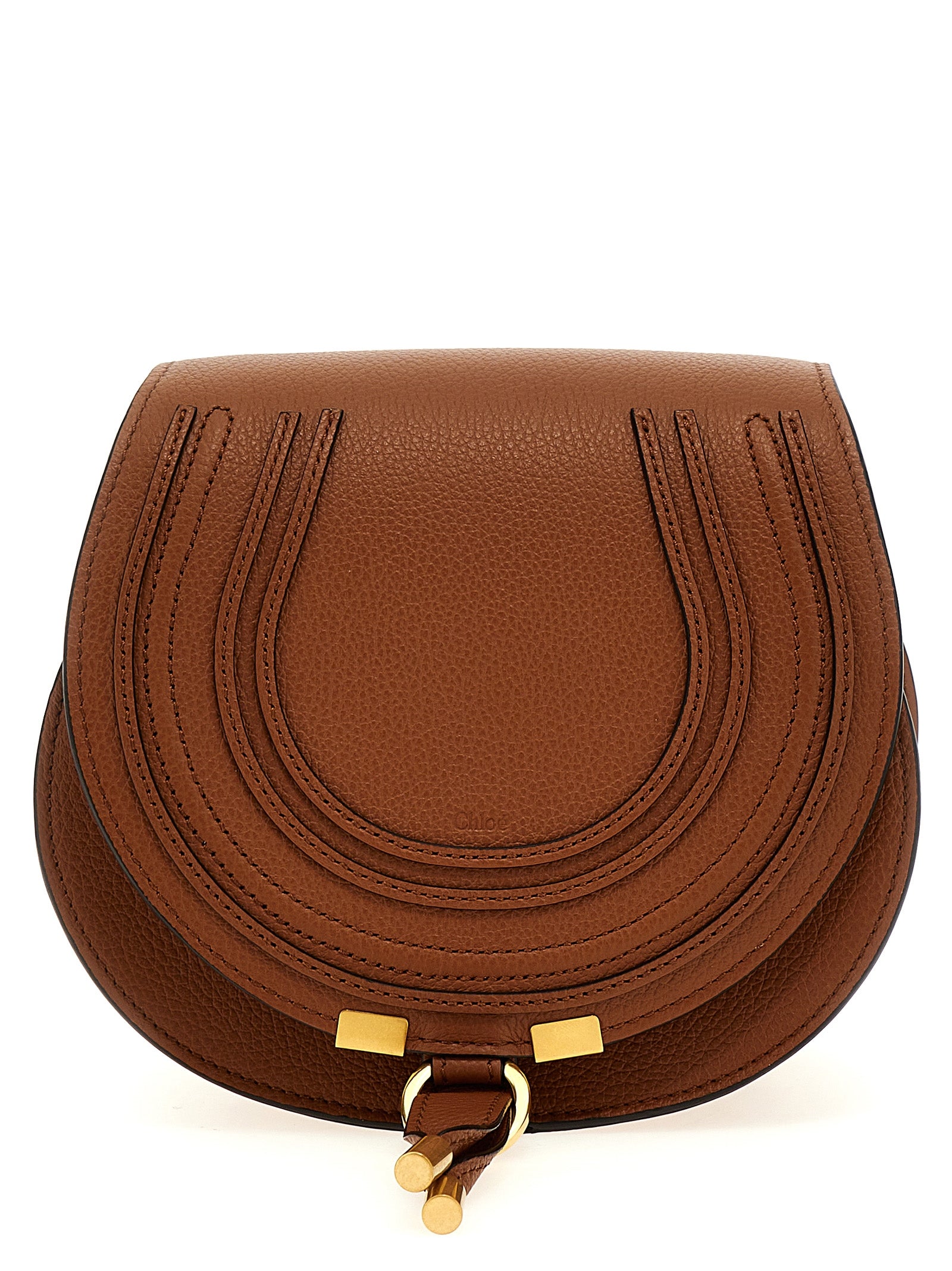 Chloé Brown Crossbodyveske i Lammeskinn