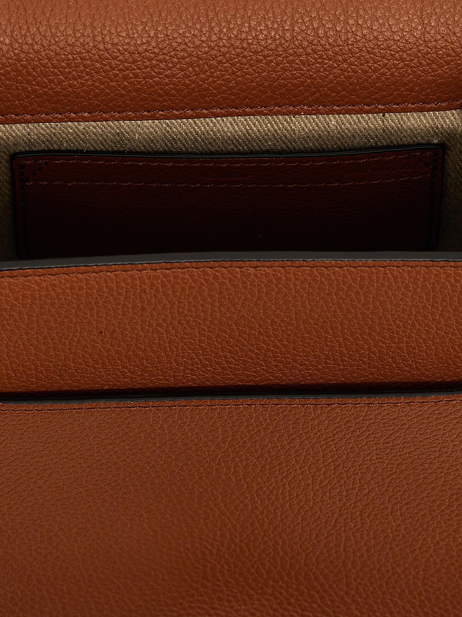 Chloé Brown Lamb Leather Crossbody Bag