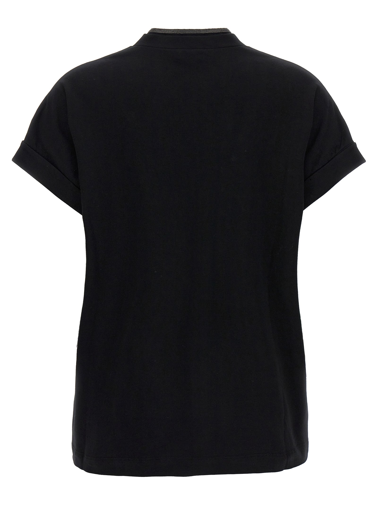 Black Cotton T-Shirt