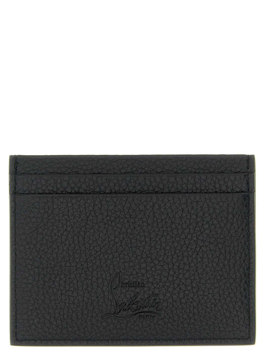 Christian Louboutin kortholder i svart kalveskinn