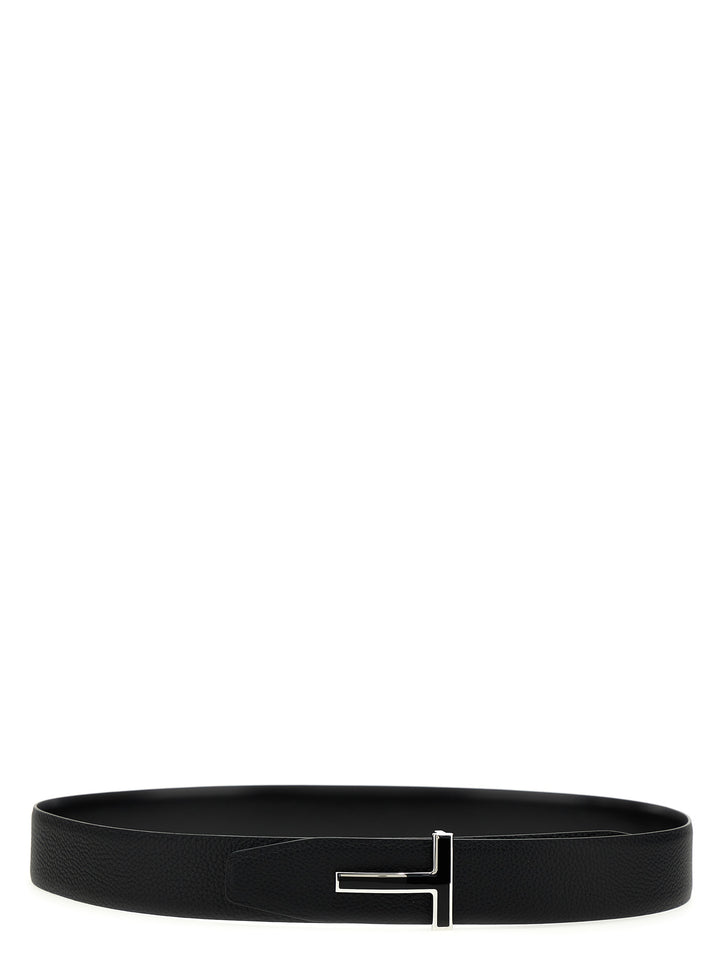 Tom Ford Belte i sort kalveskinn