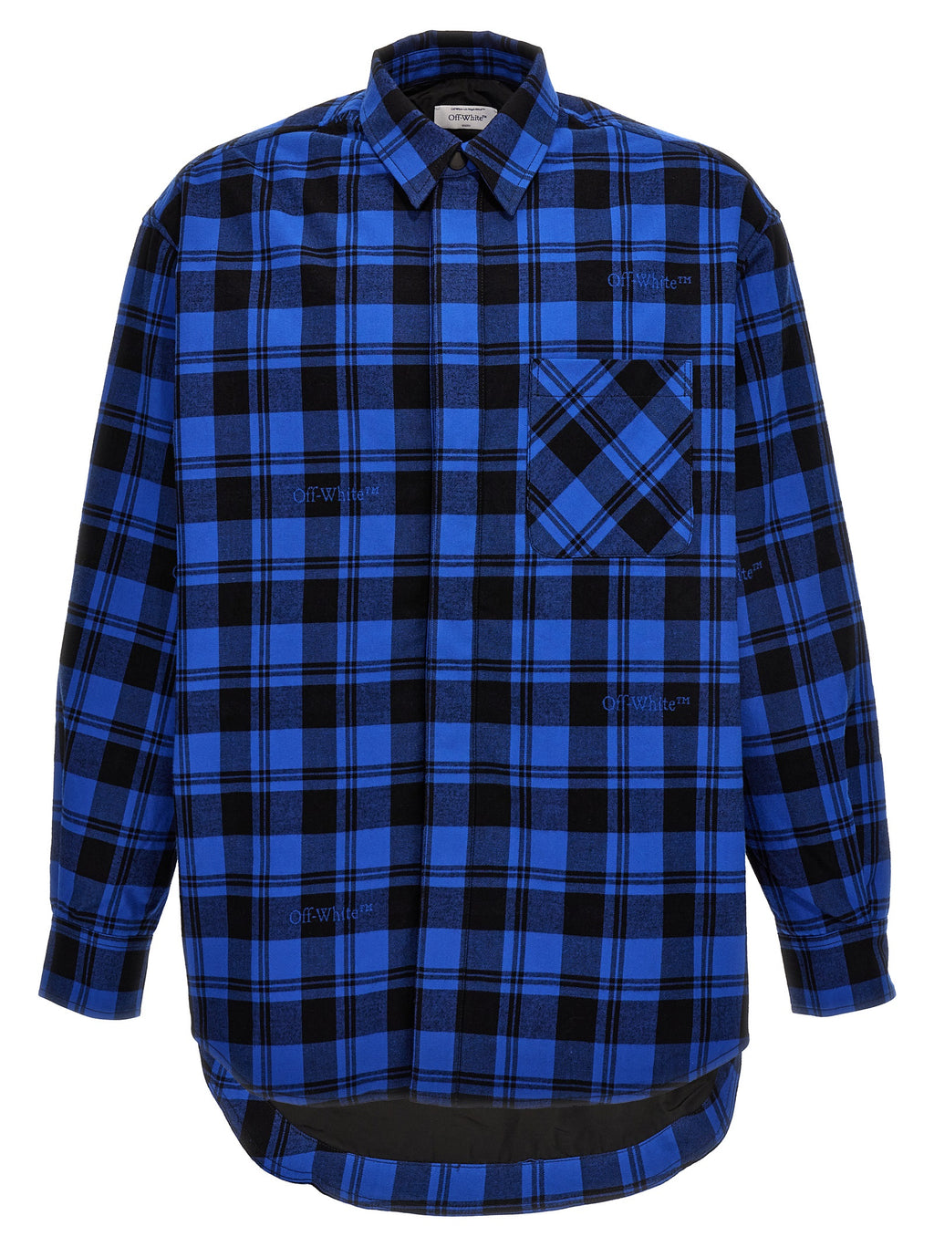 Off-White Blue Cotton Shirt