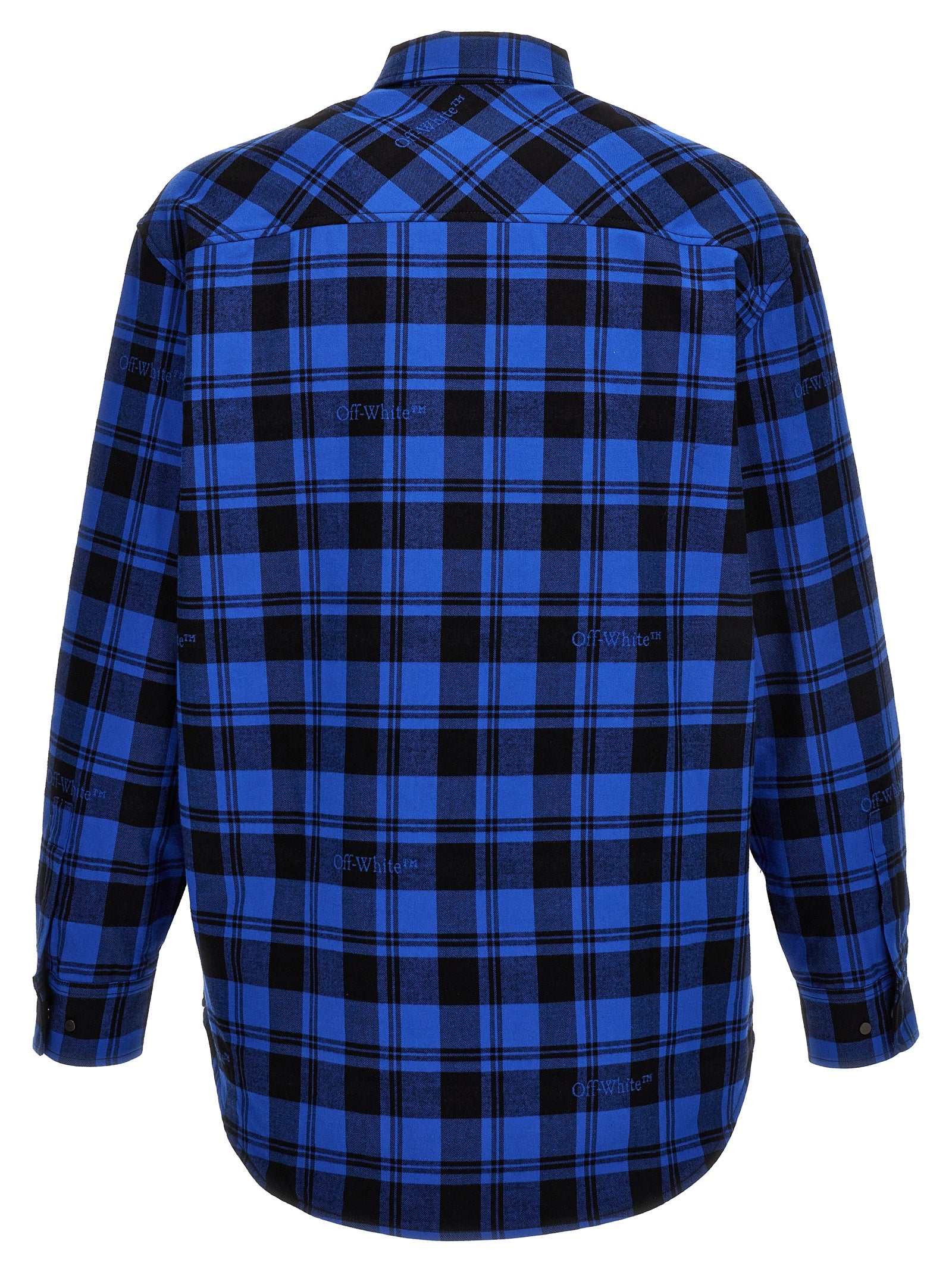 Off-White Blue Cotton Shirt