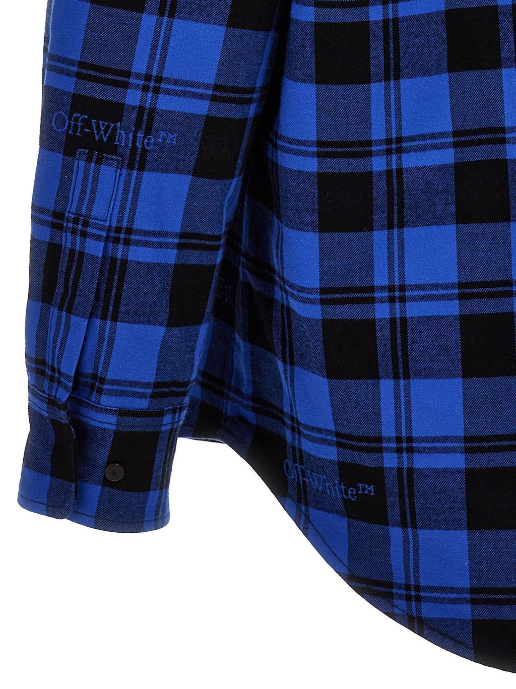 Off-White Blue Cotton Shirt