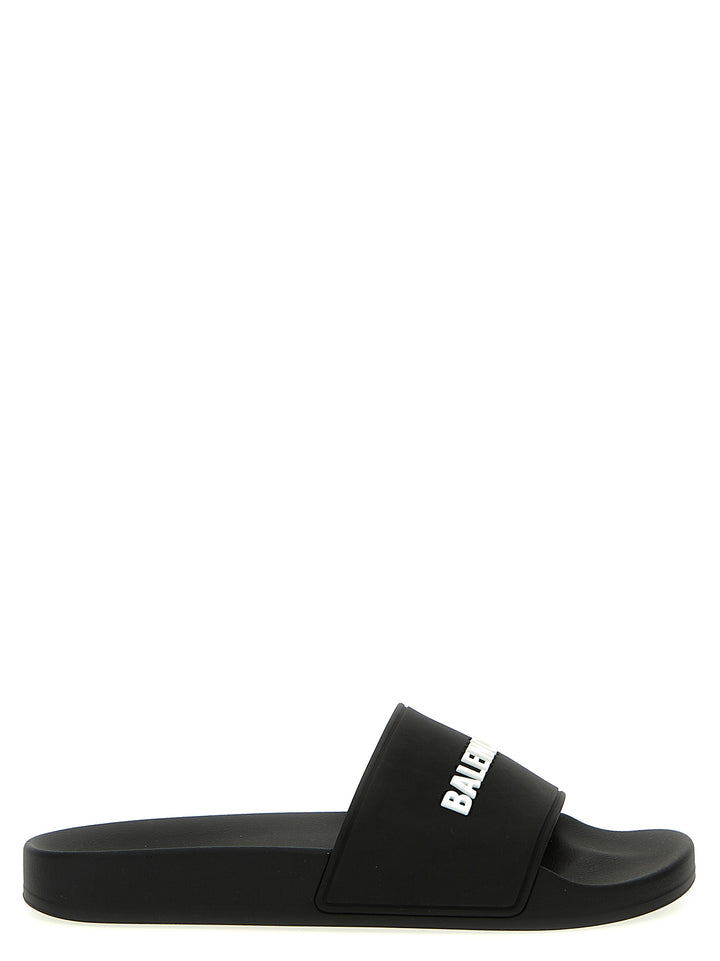 Balenciaga tofargede plastsandaler