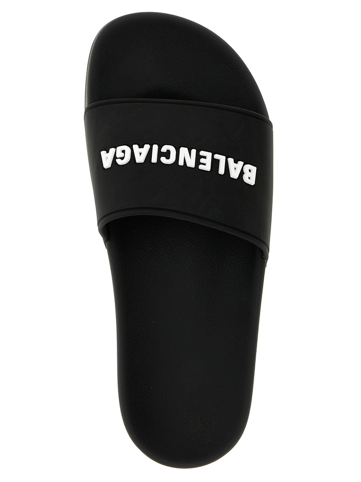 Balenciaga tofargede plastsandaler