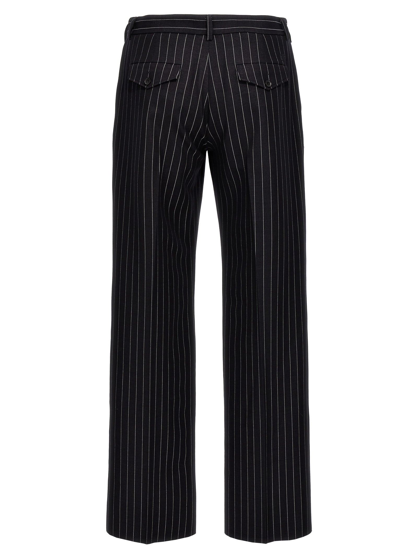 Blue Wool Dress Pants