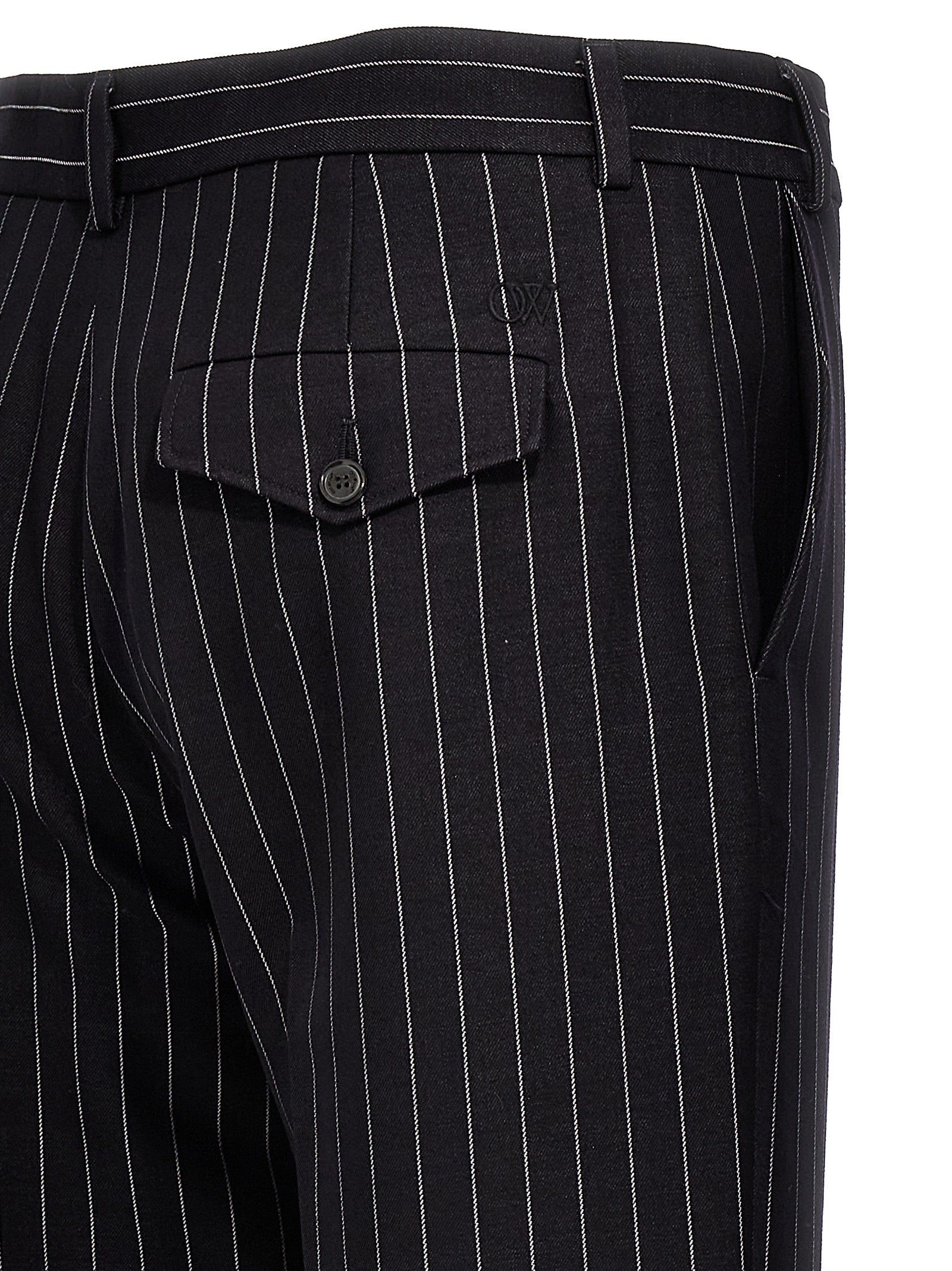 Blue Wool Dress Pants