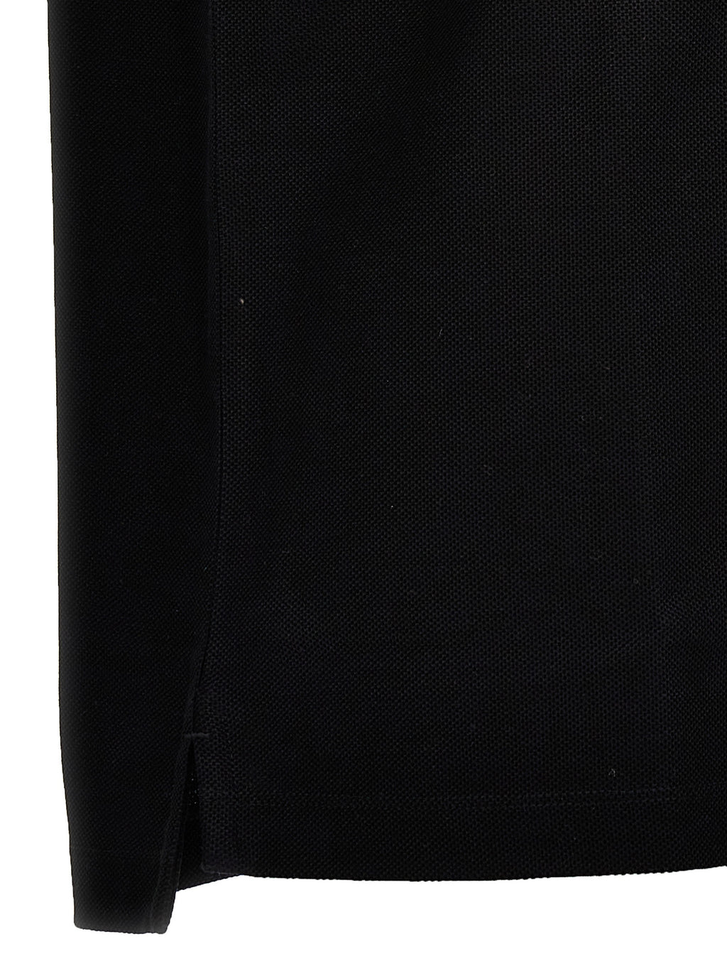 Burberry Black Cotton Polo Shirt