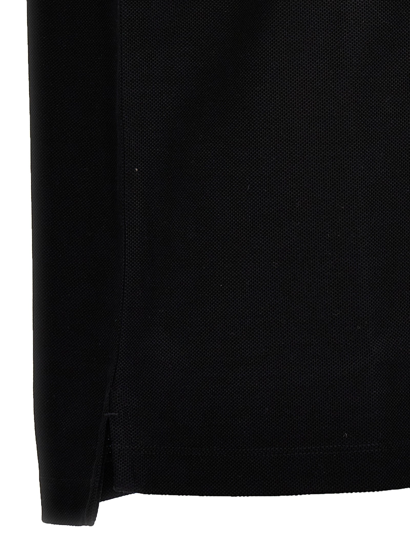 Burberry Black Cotton Polo Shirt