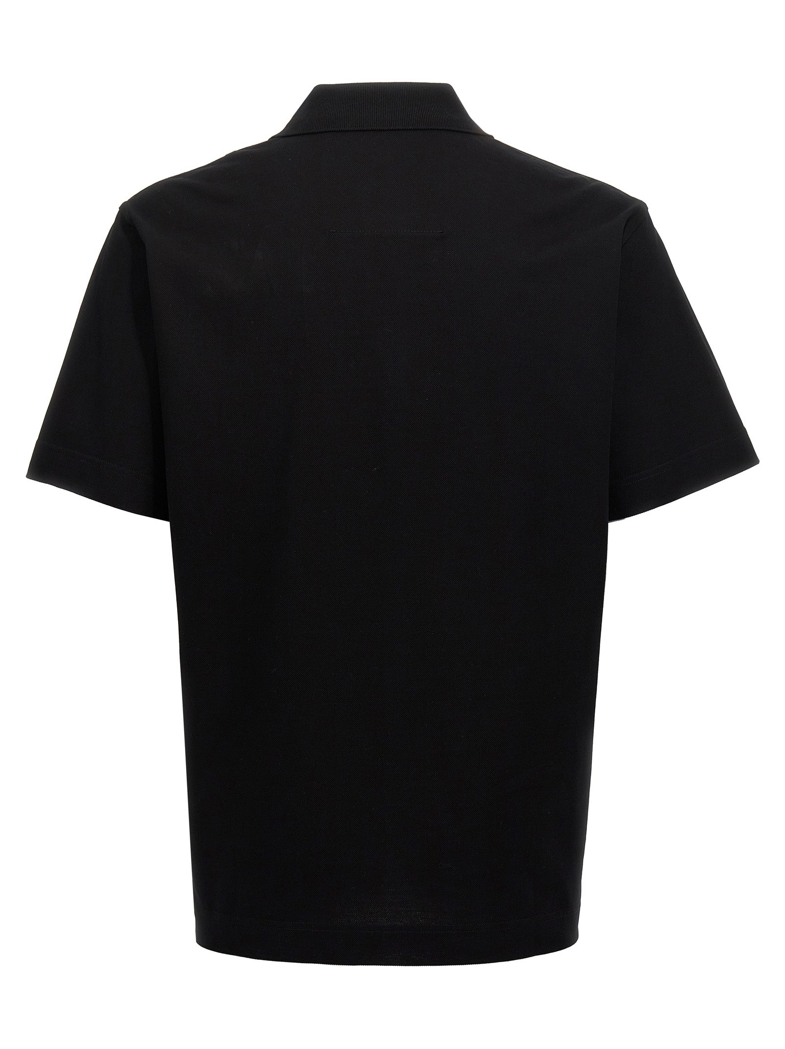 Givenchy Black Cotton Polo Shirt