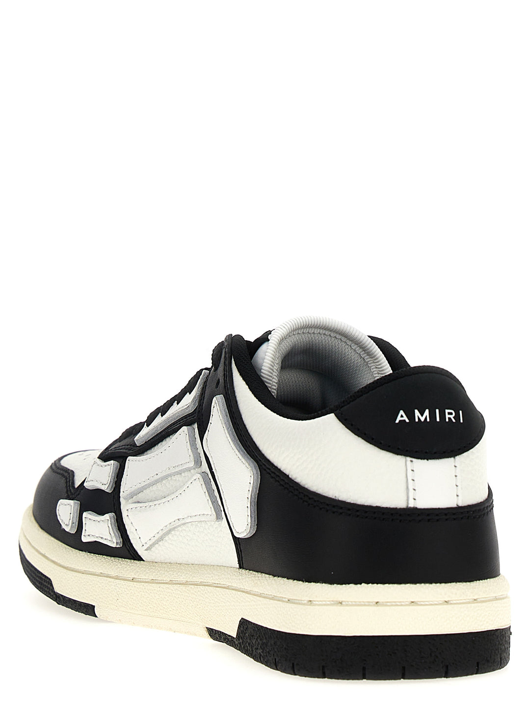 Amiri Bicolor-joggesko i skinn med lav topp