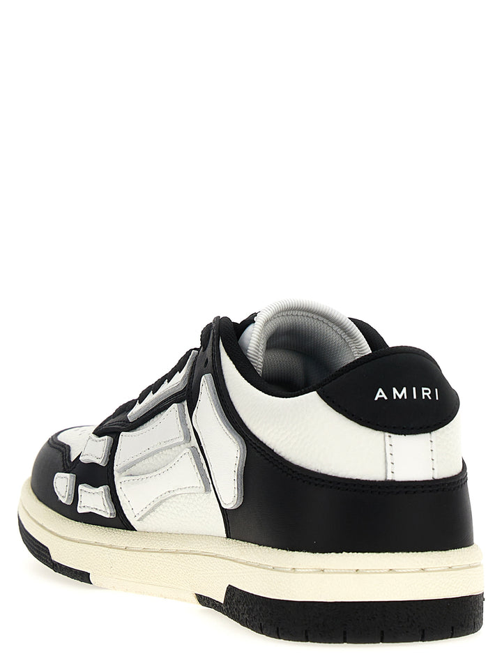 Amiri Bicolor-joggesko i skinn med lav topp