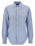 Polo Ralph Lauren Blue Cotton Blouse