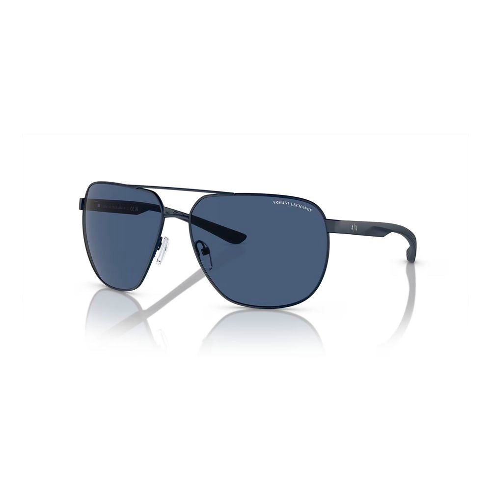 Armani Exchange grå solbriller i metall